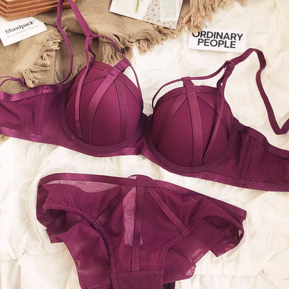 Deep Desire Lace Bra & Brief Set