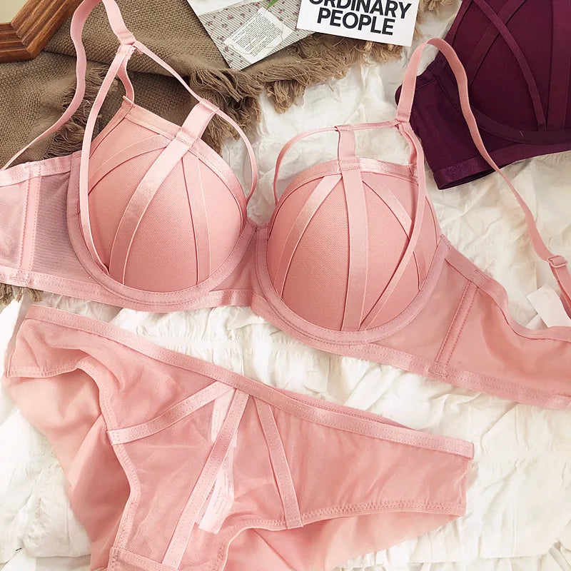 Deep Desire Lace Bra & Brief Set